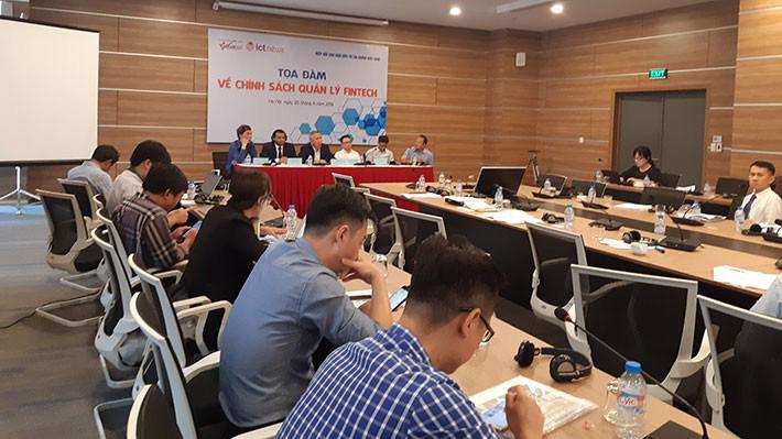 Tọa đàm "Chính sách quản lý Fintech" được tổ chức ngày 20/8 tại Hà Nội.