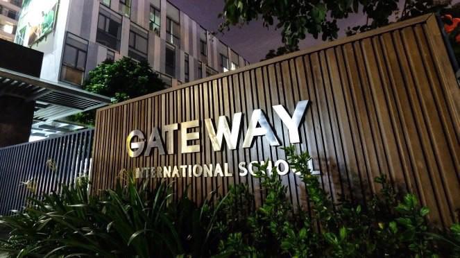 Trường Liên cấp quốc tế Gateway nơi xảy ra sự việc. 
