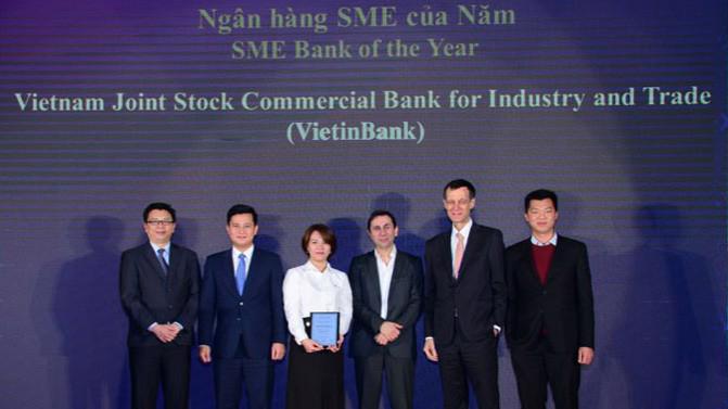 VietinBank nhận giải Ngân hàng SME của năm.