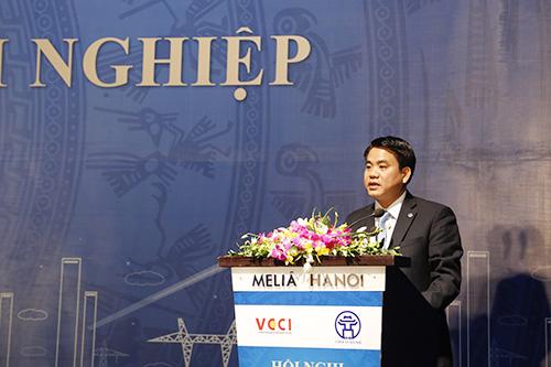 Chủ tịch UBND thành phố Hà Nội Nguyễn Đức Chung: Tôi sẵn sàng gặp doanh nghiệp để lắng nghe phản ánh, kiến nghị.<br>