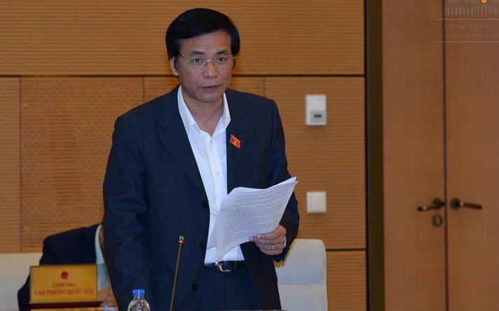 Tổng thư ký Quốc hội Nguyễn Hạnh Phúc cho biết Chính phủ vẫn chưa trình cơ chế xử lý kỷ luật đối với cán bộ, công chức đã nghỉ hưu