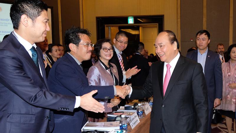Thủ tướng Nguyễn Xuân Phúc tham dự VBF 2017 - Ảnh: Chinhphu.vn