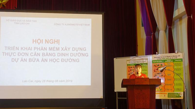 Bà Trần Thị Minh Thu - Trưởng phòng Giáo dục tiểu học - Sở Giáo dục Đào tạo tỉnh Lào Cai.