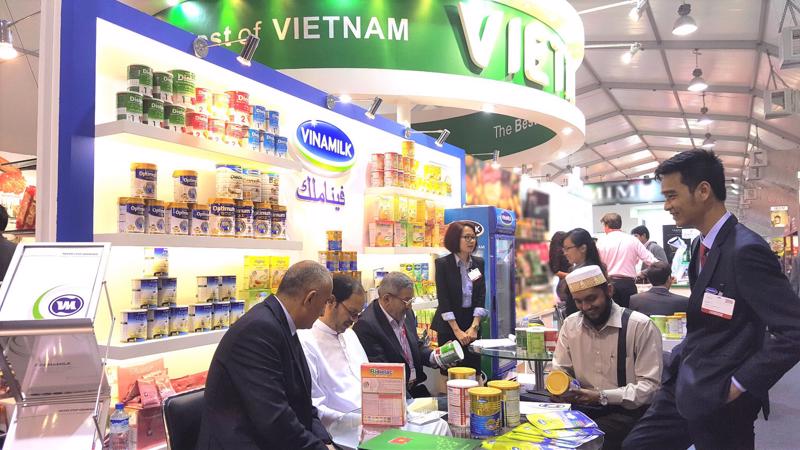 Vinamilk tham dự hội chợ Gulfood 2016 được tổ chức tại Trung tâm Thương mại Thế giới Dubai.