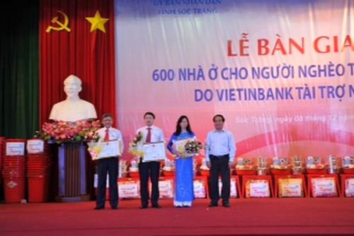 Đây là năm thứ 3 liên tiếp mà Sóc Trăng nhận được tài trợ an sinh xã hội từ VietinBank.