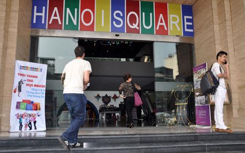 Trung tâm thương mại - chợ Hàng Da sẽ có tên mới là Hanoi Square từ đầu năm tới.<br>