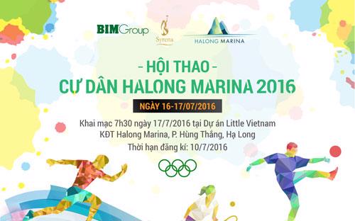 Ngày hội thao như một món quà tri ân tạo nên một sân chơi hấp dẫn, nâng cao sức khoẻ cho các cư dân tại khu đô thị Halong Marina.