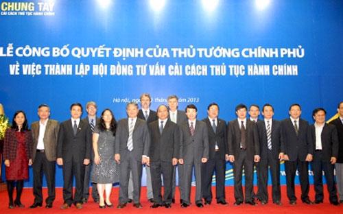 Hội đồng Tư vấn cải cách thủ tục hành chính do Bộ trưởng Bộ Tư pháp Hà Hùng Cường làm Chủ tịch. <br>