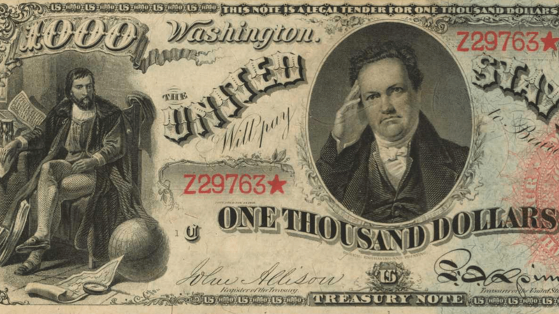 Đồng tiền mệnh giá 1.000 USD phát hành năm 1869 - Ảnh: Stack's Bowers Galleries.