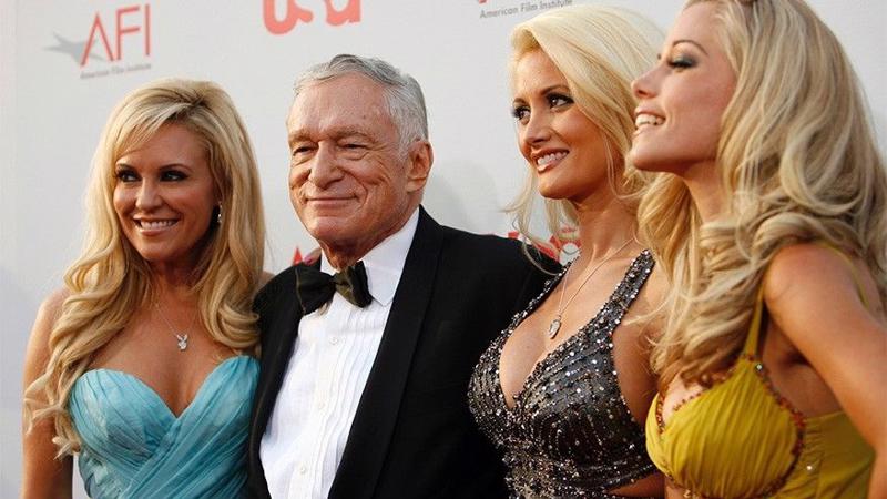 Ông Hugh Hefner, nhà sáng lập tạp chí Playboy - Ảnh: Fox News.<br>