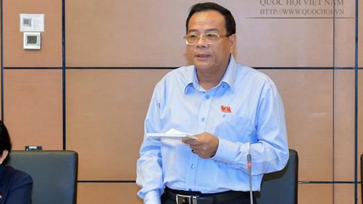 Đại biểu Huỳnh Thanh Cảnh, Phó bí thư thường trực Tỉnh ủy, Trưởng đoàn đại biểu Quốc hội tỉnh Bình Thuận.