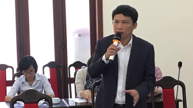 TS Đinh Trọng Thắng, Trưởng ban chính sách đầu tư của CIEM trình bày kết quả nghiên cứu tại hội thảo 