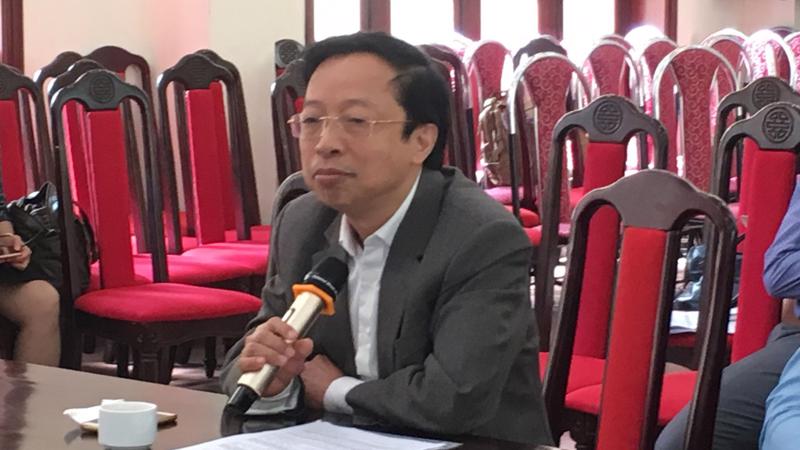 Chuyên gia Phạm Xuân Hoè phát biểu tại hội thảo.