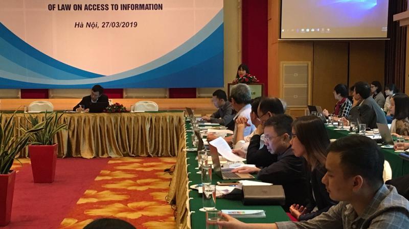 Hội thảo chia sẻ kinh nghiệm thực thi Luật Tiếp cận thông tin, do Oxfam Việt Nam, cùng phối hợp với một số cơ quan khác tổ chức sáng 27/3 tại Hà Nội.