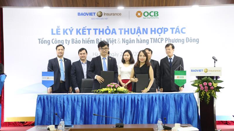 OCB cam kết sẽ ưu tiên sử dụng và giới thiệu tới khách hàng của mình các sản phẩm dịch vụ bảo hiểm do Bảo hiểm Bảo Việt cung cấp.