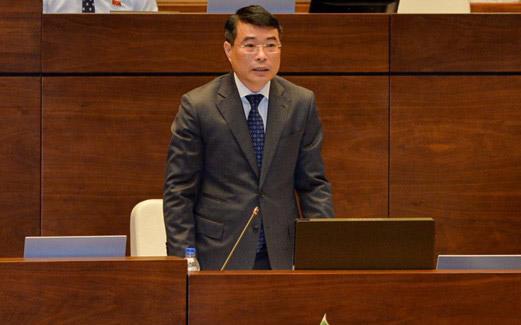 Thống đốc Lê Minh Hưng giải trình về dự thảo nghị quyết xử lý nợ xấu.