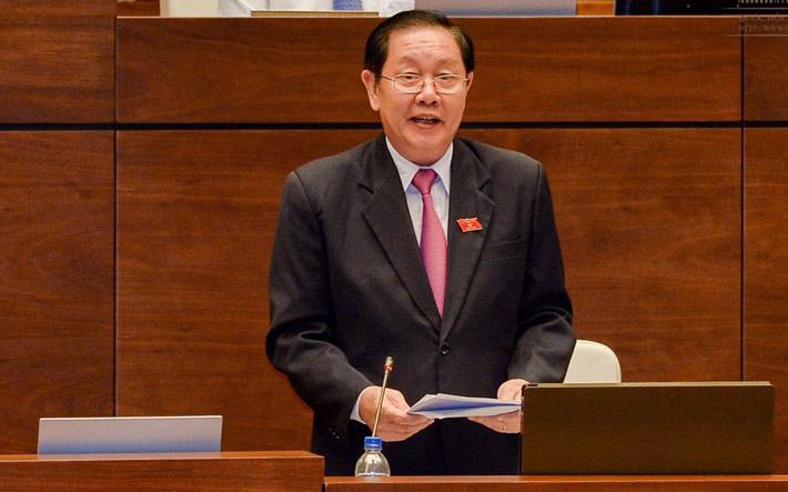 Bộ trưởng Bộ Nội vụ Lê Vĩnh Tân xin tiếp thu để hoàn chỉnh và trình kỳ họp sau.<br>