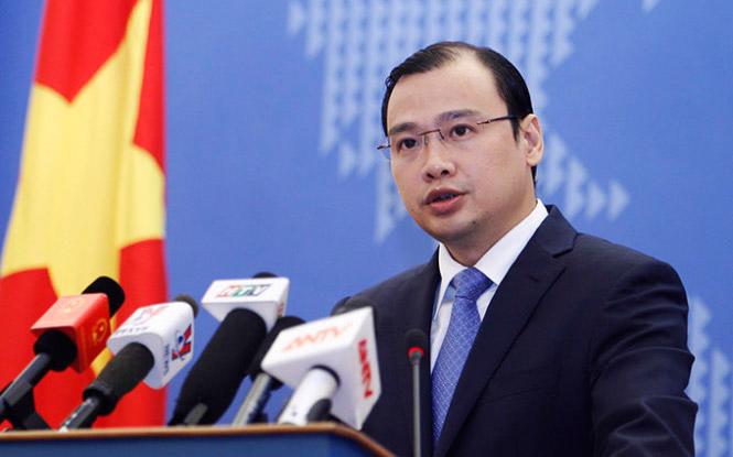 Người phát ngôn Bộ Ngoại giao Việt Nam, ông Lê Hải Bình.