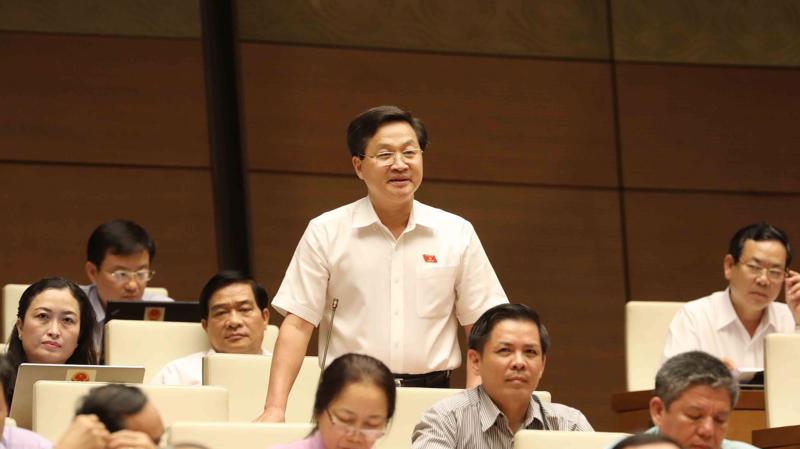 Tổng thanh tra Chính phủ Lê Minh Khái phát biểu tại phiên giám sát.