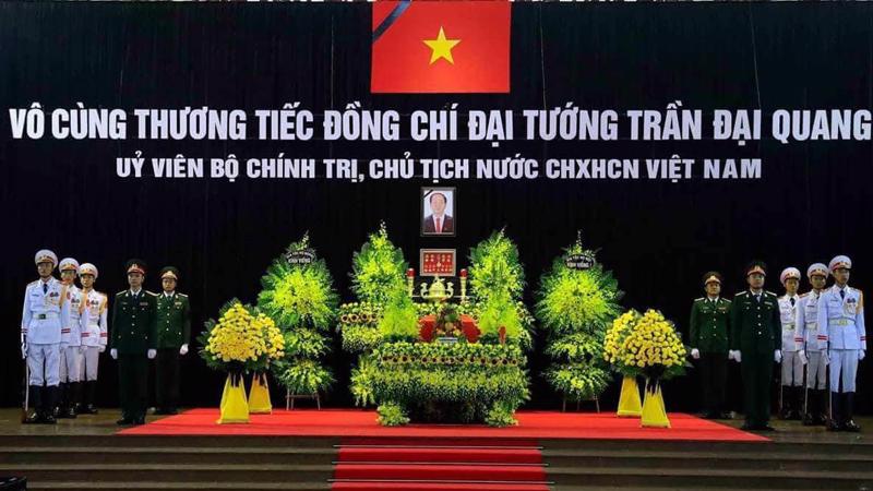 Lễ viếng Chủ tịch nước Trần Đại Quang. Ảnh: VGP.