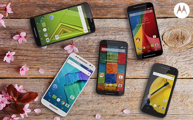 Motorola giới thiệu tại thị 
trường Việt Nam 5 sản phẩm smartphone mới của hãng, gồm Moto X Style,
 Moto X Play, Moto X, Moto G và Moto E.
 