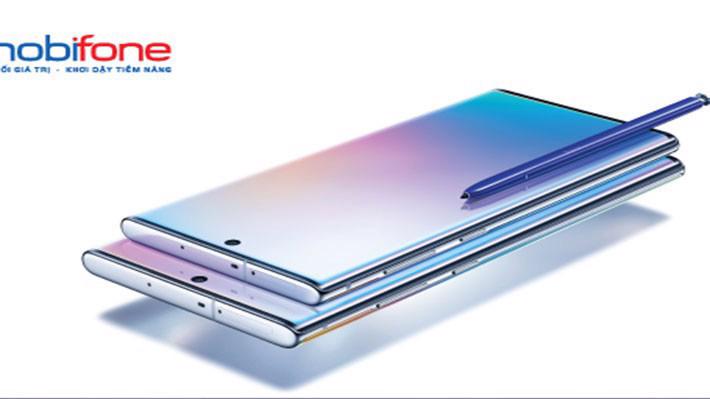 MobiFone trở thành nhà mạng đầu tiên cho người dùng Việt được hưởng chính sách mua Galaxy Note 10 và 10 Plus trợ giá (kèm gói cước) với giá bằng 1/3 đến 1/4 giá bán lẻ.