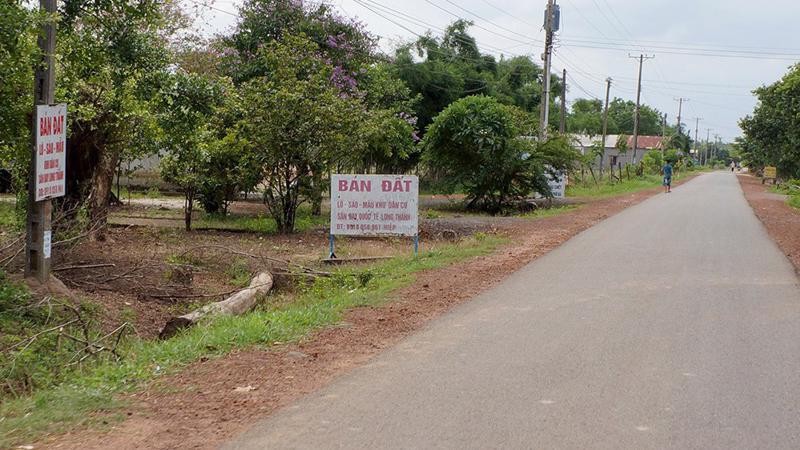 Đất đai xung quanh khu vực sân bay Long Thành được giao dịch rầm rộ 