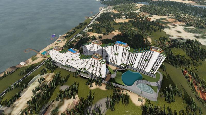 Dự án khu du lịch nghỉ dưỡng Apec Mandala Wyndham Mũi Né của Công ty Cổ phần Đầu tư IDJ Việt Nam.