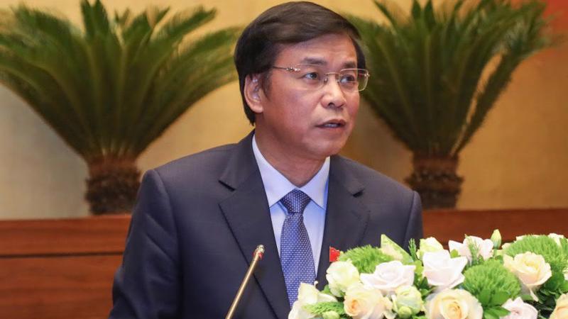 Tổng thư ký Quốc hội Nguyễn Hạnh Phúc báo cáo giải trình, tiếp thu về dự thảo nghị quyết thành lập các đoàn giám sát của Quốc hội 
