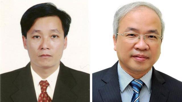 Thứ trưởng Bộ Tư pháp Nguyễn Khánh Ngọc (trái) và Thứ trưởng Phan Chí Hiếu.