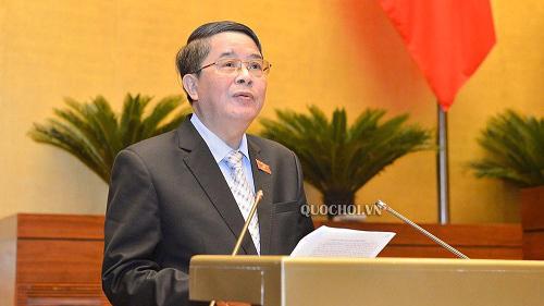 Ông Nguyễn Đức Hải, Chủ nhiệm Ủy ban Tài chính - Ngân sách của Quốc hội .