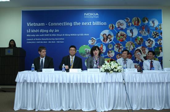 Nokia chính thức khởi động dự án nhà máy sản xuất điện thoại di động của hãng tại Việt Nam.