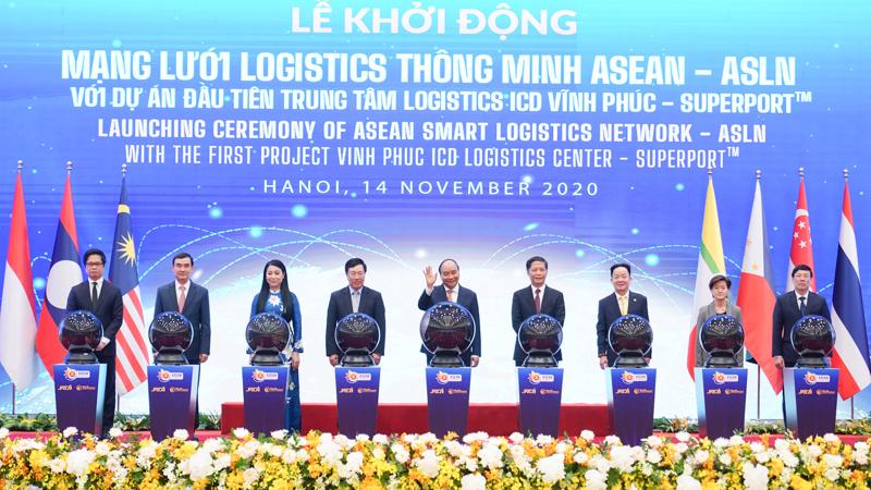 Chính thức khai trương mạng lưới Logistics thông minh ASEAN - Ảnh: VGP