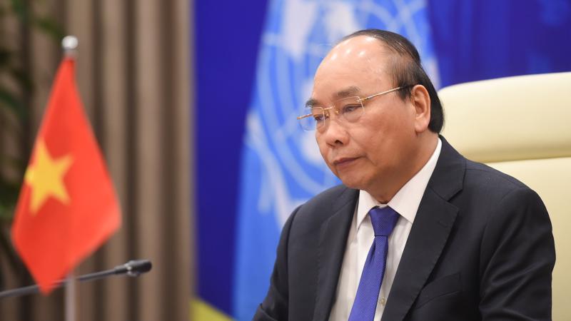Thủ tướng Nguyễn Xuân Phúc phát biểu tại sự kiện - Ảnh: VGP