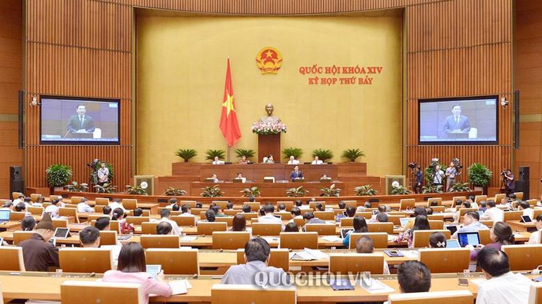 Toàn cảnh phiên chất vấn Bộ trưởng Bộ Giao thông vận tải Nguyễn Văn Thể.
