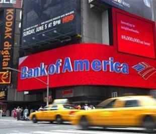 Bank of America hiện nằm trong top những ngân hàng lớn nhất của Mỹ.