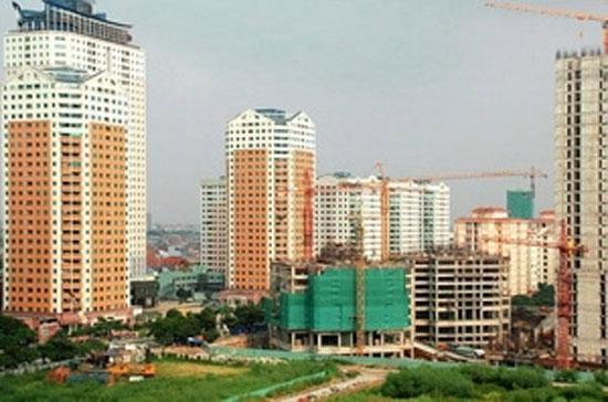 Khu đô thị mới phía tây thành phố Hà Nội đang được xây dựng và mở rộng - Ảnh: Minh Tú (TTXVN) 