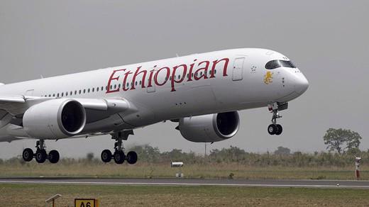 Máy bay của Ethiopian Airlines.