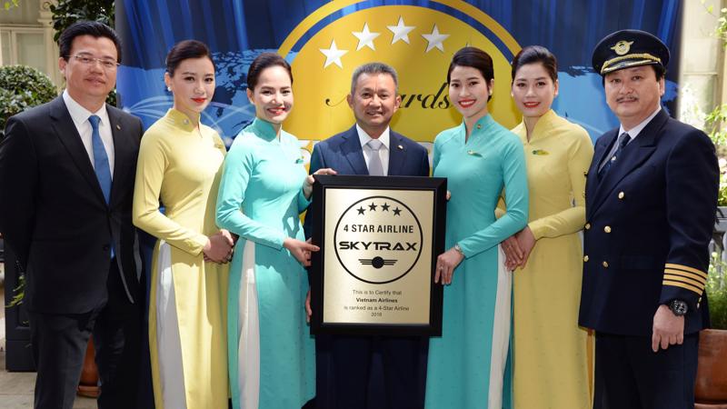 Trải qua 3 năm liên tiếp (2016-2018), Vietnam Airlines đã chinh phục được những chuyên gia đánh giá của Skytrax.