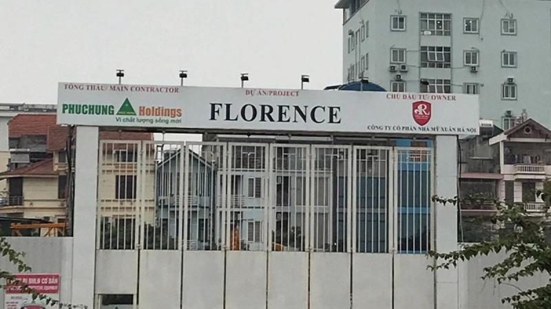 Dự án Florence do Phục Hưng Holding làm tổng thầu xây dựng.
