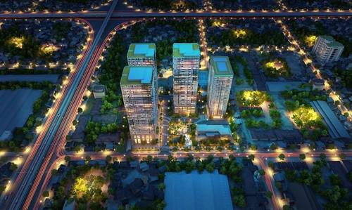 Phối cảnh tổng thể dự án GoldSeason.<br>