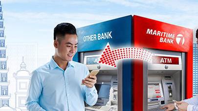 Để phù hợp với đại đa số khách hàng, tính năng chuyển tiền liên ngân hàng 24/7 trên ATM được Maritime Bank đơn giản hóa, rất dễ thực hiện.