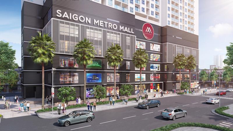 Saigon Metro Mall tọa lạc ngay trung tâm Hành chính quận 8, đoạn ngã tư Tạ Quang Bửu - Quốc lộ 50, trên khu đất có tổng diện tích hơn 4.600 m2. 