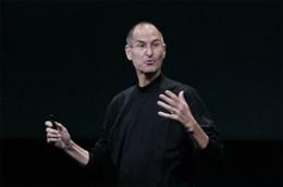 Giám đốc điều hành Apple Steve Jobs. Kể từ sau khi Apple cho thế giới mục sở thị chiếc máy tính bảng iPad mới đây, thì giá cổ phiếu của công ty này đã liên tục tăng vọt - Ảnh: AP.