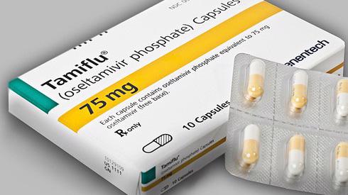 Thuốc điều trị cúm Tamiflu. 