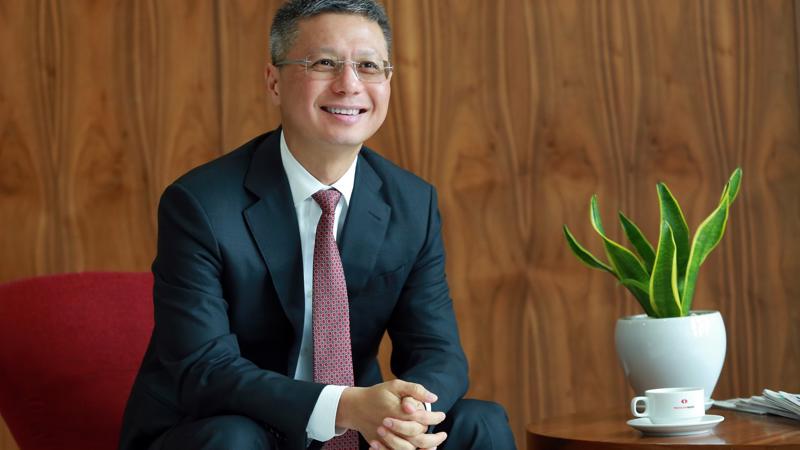 Ông Nguyễn Lê Quốc Anh, Tổng giám đốc Ngân hàng Kỹ thương Việt Nam (Techcombank).