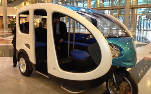 Dòng xe điện 3 bánh đầu tiên "made in Vietnam" sẽ ra mắt trong năm 2013 - Ảnh: Terra Motors<br>