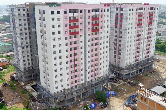 Chung cư Thái An gồm hai lô 16 tầng với 360 căn hộ diện tích từ 73 - 229m2.