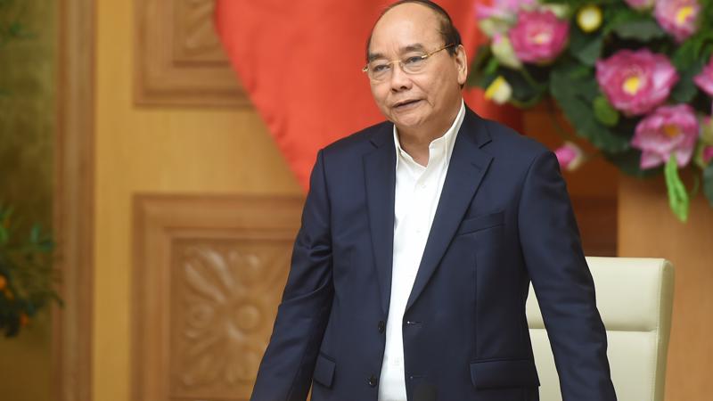 Thủ tướng Nguyễn Xuân Phúc chủ trì cuộc họp về báo cáo điều chỉnh quy hoạch chung Thành phố Đà Nẵng đến năm 2030, tầm nhìn đến năm 2045 sáng 1/3 - Ảnh: Quang Hiếu/VGP.