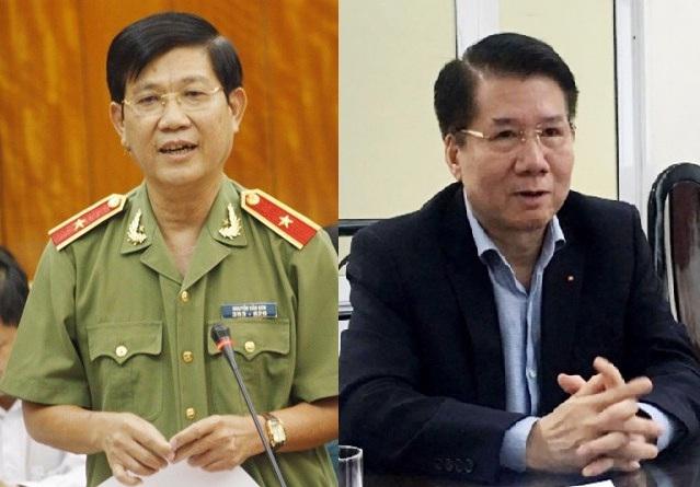 Thứ trưởng Bộ Công an Nguyễn Văn Sơn và Thứ trưởng Bộ Y tế Trương Quốc Cường.<br>